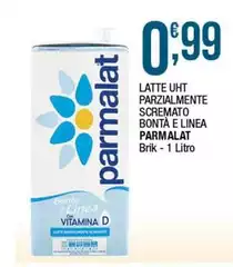 Parmalat - Latte UHT Parzialmente Scremato Bontà E Linea