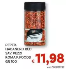 Peper. Habanero Red