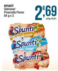 Spunti - Salmone/ Prosciutto/Tonno Spunti - Salmone/ Prosciutto/Tonno