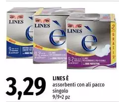 Lines - Assorbenti Con Ali Pacco Singolo