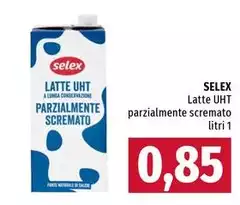 Selex - Latte UHT Parzialmente Scremato Selex - Latte UHT Parzialmente Scremato