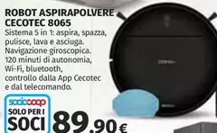 Cecotec - Robot Aspirapolvere 8065
