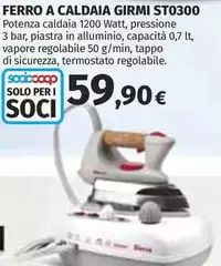 Girmi - Ferro A Caldaia ST0300 Girmi - Ferro A Caldaia ST0300