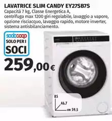 Candy - Lavatrice Slim Ey27sb7s Candy - Lavatrice Slim Ey27sb7s