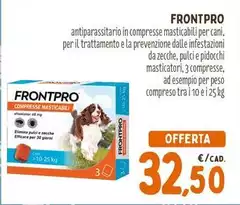 Antiparasstario In Compresso Masticabili Per Cani