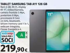 Samsung - Tablet Tab A11 128 GB