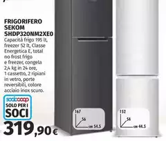 Sekom - Frigorifero SHDP320NM2XEO