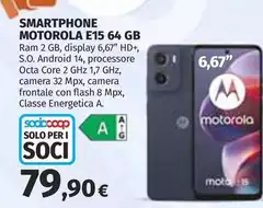 Motorola - Smartphone E15 64 GB