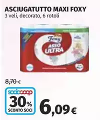 Foxy - Asciugatutto Maxi