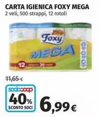 Foxy - Carta Igienica Mega