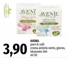 Avenil - Pure & Soft Crema Antietà Notte, Giorno, Idratante