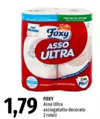 Foxy - Asso Ultra Asciugatutto Decorato