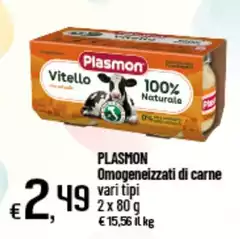 Plasmon - Omogeneizzati Di Carne