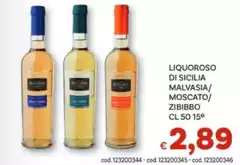 Moscato - Liquoroso Di Sicilia Malvasia/ / Zibibbo