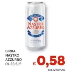 Nastro Azzurro - Birra Azzurro