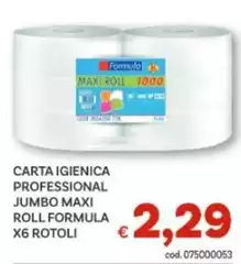Formula - Carta Igienica Professional Jumbo Maxi Roll
