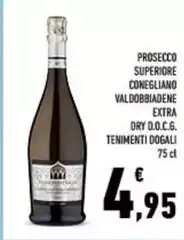 Tenimenti dogali - Prosecco Superiore Conegliano Valdobbiadene Extra Dry D.O.C.G.