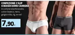 Carrera - Confezione 2 Slip O Boxer Uomo