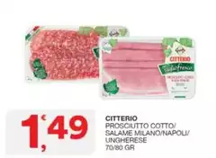 Citterio - Prosciutto Cotto/Salame Milano/ Napoli/Ungherese