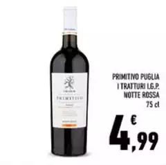 Notte rossa - Primitivo Puglia I Tratturi I.G.P.
