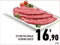 Fettine Per Griglia Di Bovino Adulto Fettine Per Griglia Di Bovino Adulto