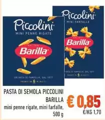 Barilla - Pasta Di Semola Piccolini
