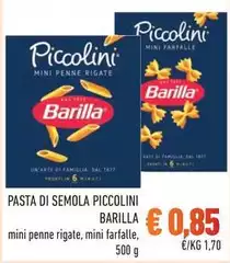 Barilla - Pasta Di Semola Piccolini