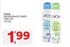 Lycia - Deodorante Spray