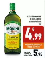 Monini - Olio Extra Vergine Di Oliva Monini - Olio Extra Vergine Di Oliva