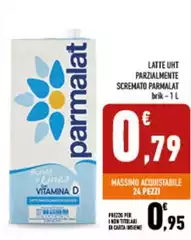 Parmalat - Latte UHT Parzialmente Scremato