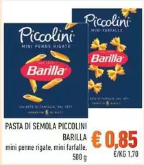 Barilla - Pasta Di Semola Piccolini