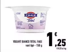 Fage - Yogurt Bianco Total