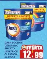 Dash - Detersivo Bucato Lavatrice Classico
