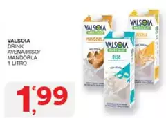 Valsoia - Drink Avena/ Riso/ Mandorla