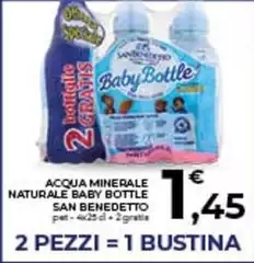 San Benedetto - Acqua Minerale Naturale Baby Bottle San Benedetto - Acqua Minerale Naturale Baby Bottle