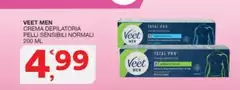 Veet - Crema Depilatoria Pelli Sensibili Normali