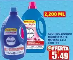 Napisan - Additivo Liquido Disinfettante