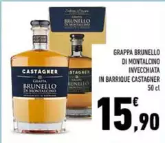 Castagner - Grappa Brunello Di Montalcino Invecchiata In Barrique