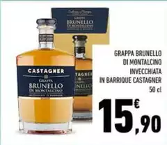 Castagner - Grappa Brunello Di Montalcino Invecchiata In Barrique Castagner - Grappa Brunello Di Montalcino Invecchiata In Barrique