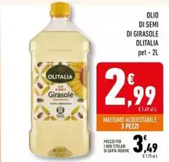 Olitalia - Olio Di Semi Di Girasole