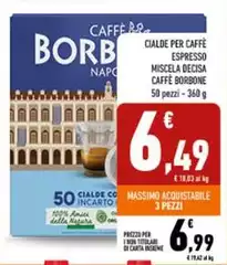 Caffe borbone - Cialde Per Caffe Espresso Miscela Decisa
