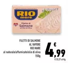 Rio Mare - Filetti Di Salmone Al Vapore