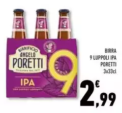 Angelo poretti - Birra 9 Luppoli Ipa