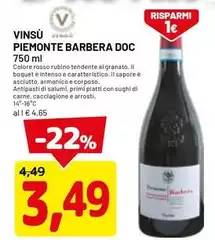 Piemonte - Vinsù Piemonte - Vinsù