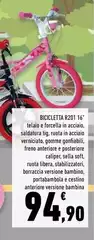 Soft - Bicicleta R20i 16" Soft - Bicicleta R20i 16"