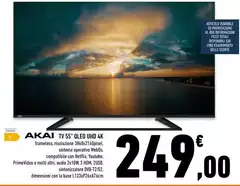 Akai - Tv 55" Oled Uhd 4k