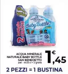San Benedetto - Acqua Minerale Naturale Baby Bottle San Benedetto - Acqua Minerale Naturale Baby Bottle