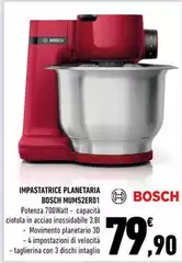 Bosch - Impastatrice Planetaria Munszero