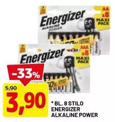 Energizer - 8 Stilo Allegiare Power Energizer - 8 Stilo Allegiare Power