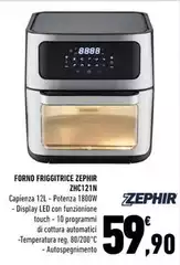 Zephir - Forno Friggitrice  ZRC12IN